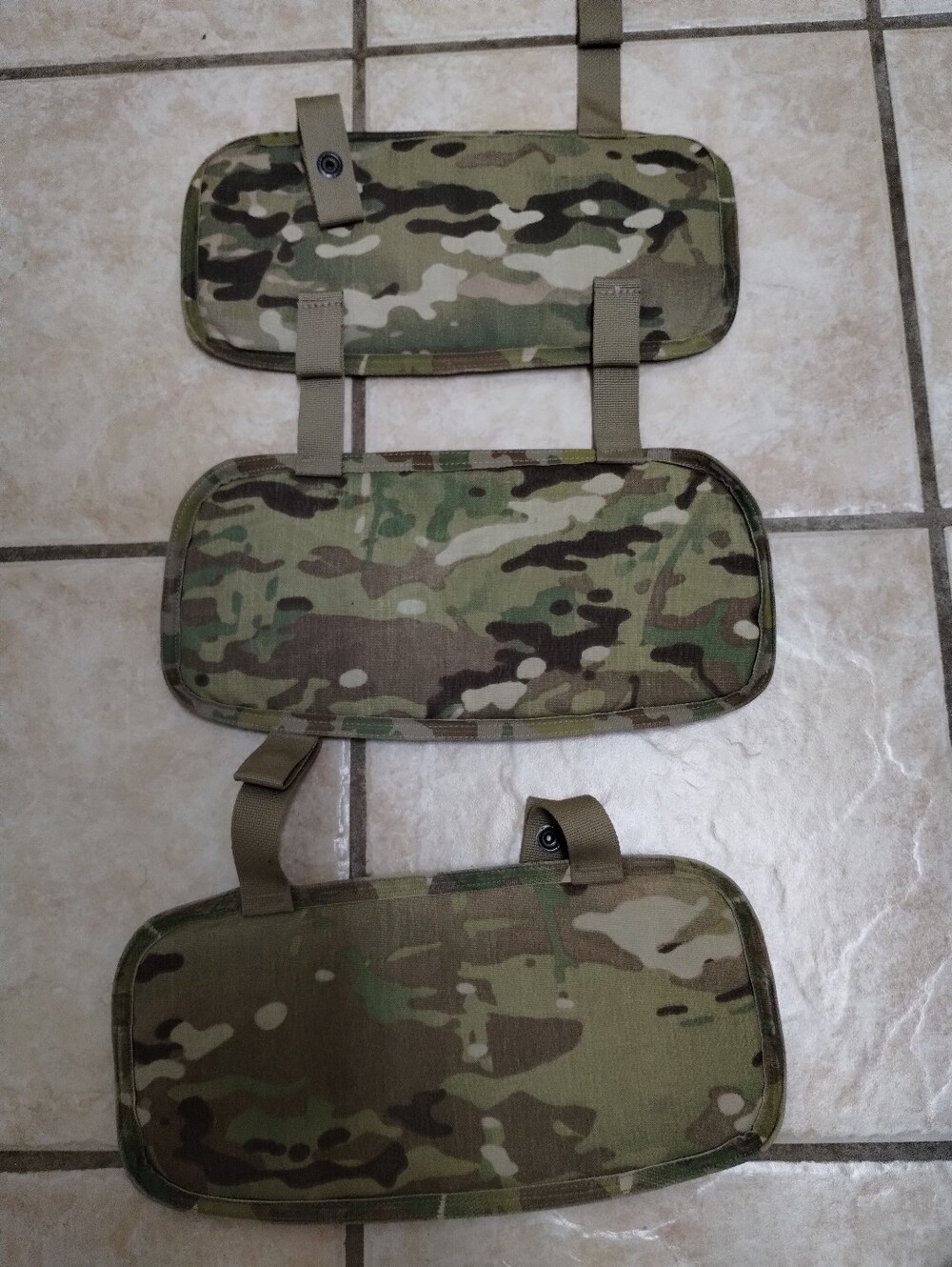 USGI IOTV Lower Back Protector Body Armor Multicam OCP W/ Insert Army